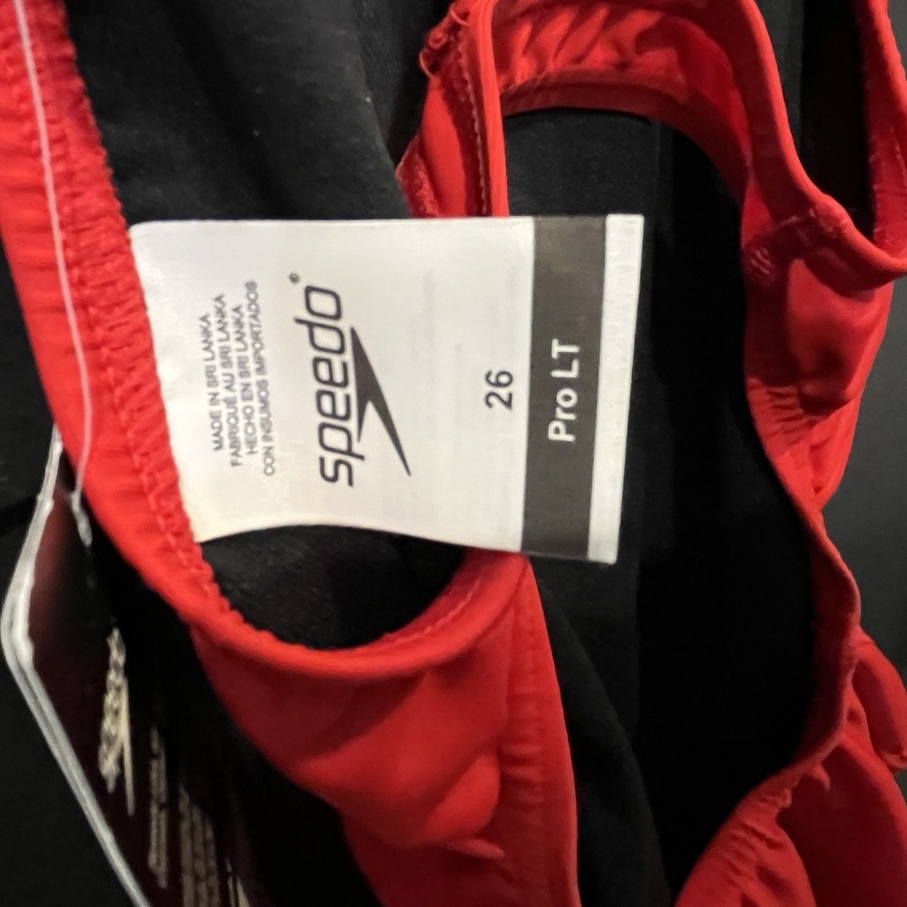 26 Speedo Women's Swimsuit One Piece Prolt Super Pro Solid Adult Speedo Red - Picture 6 of 11